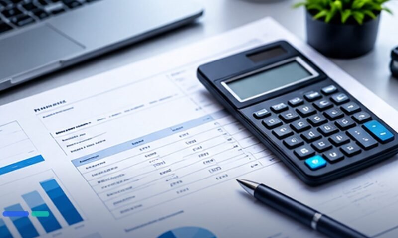 Original editorial illustration of small business software and operations