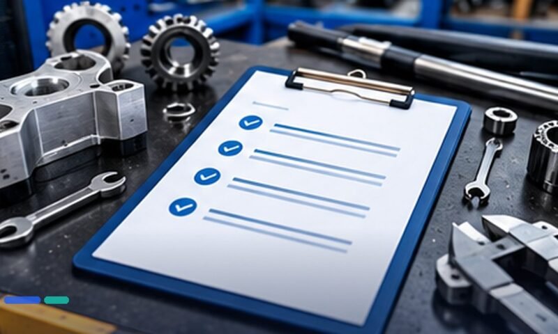 Original editorial illustration of small business software and operations